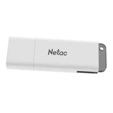 Память USB 3.0 128 GB Netac U185, белый (NT03U185N-128G-30WH)
